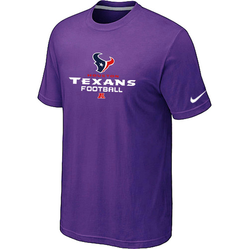 Nike Houston Texans Critical Victory NFL T-Shirt - Purple